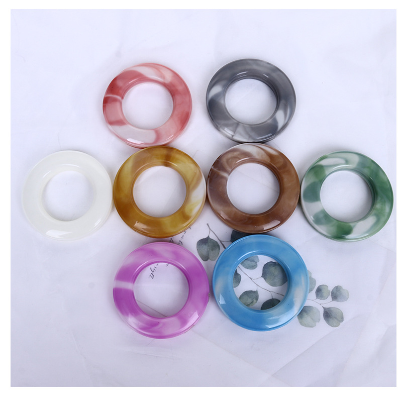 Iron Plating Curtain Rod Ring with Hook