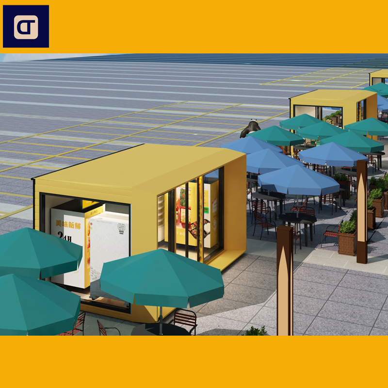 Mobile Store Food and Beverage Outlet Moving Shop Prefabricated House
