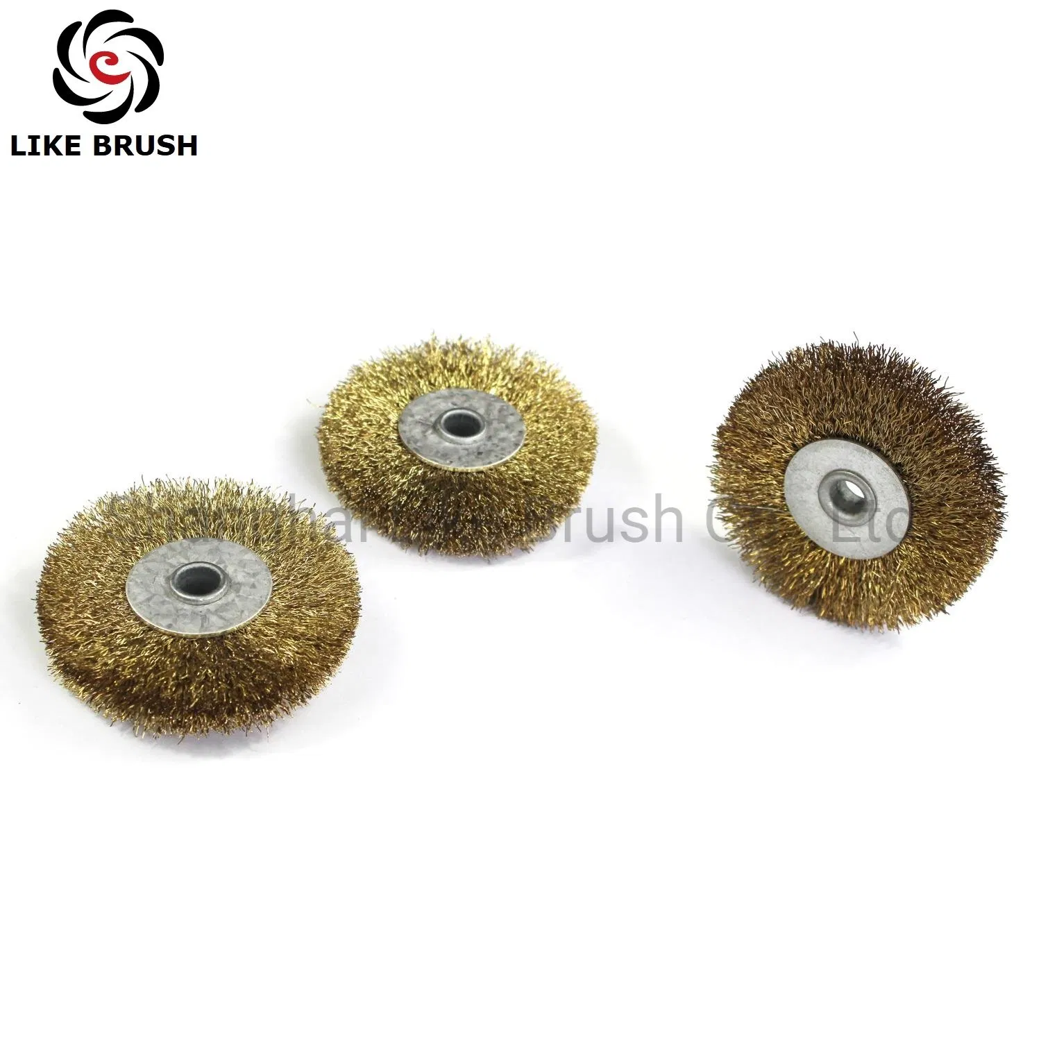Crimped Brass Wire Wheel Brushes