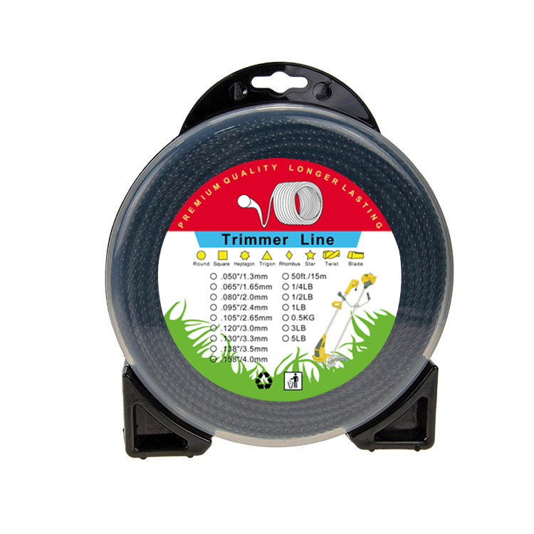 Commercial Grade Low Noise 1.0mm-5.0mm Twist 1lb Trimmer Line for Heavy Duty