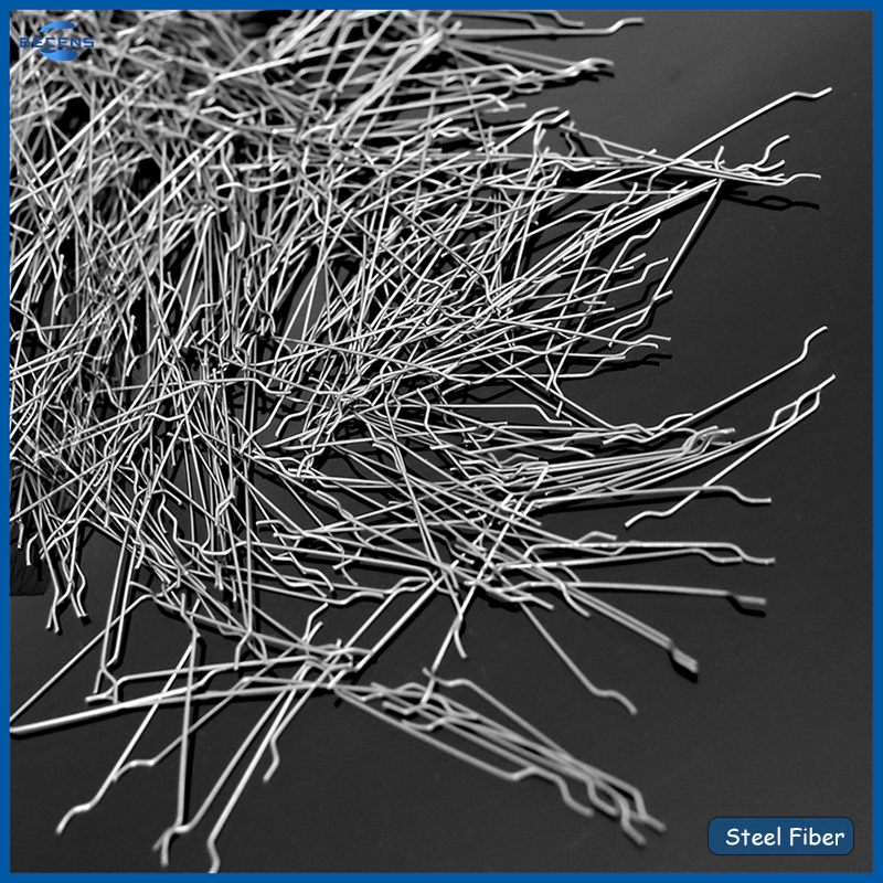 Wholesale Concrete Reinforcement Materials Loose Hooked End Steel Fiber for Industrial Floors
