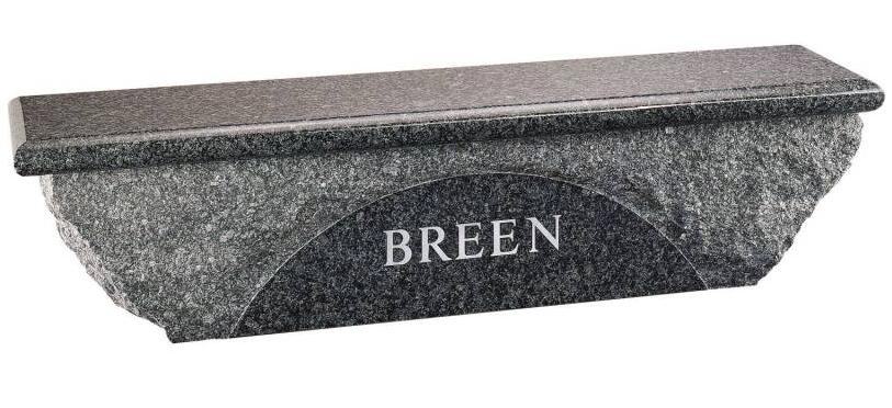 Absolute Black Granite Memorials/Headstones/Monuments/Bench