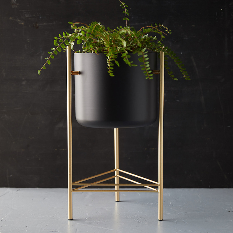 Round Metal Wine Cooler, Champagne Cooler, Ice Bucket, Flower Pot