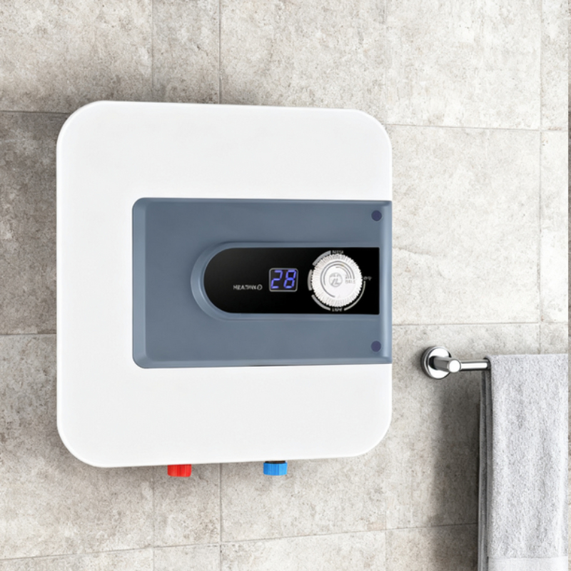 Small Footprint Kitchen Storage Water Heater with Temperature Control for Safety