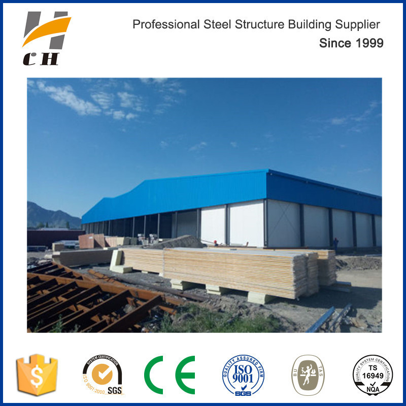 Prefab/Prefabricated Large Span Metal Frame Light Weight Steel Structure Frame Warehouse Building Design