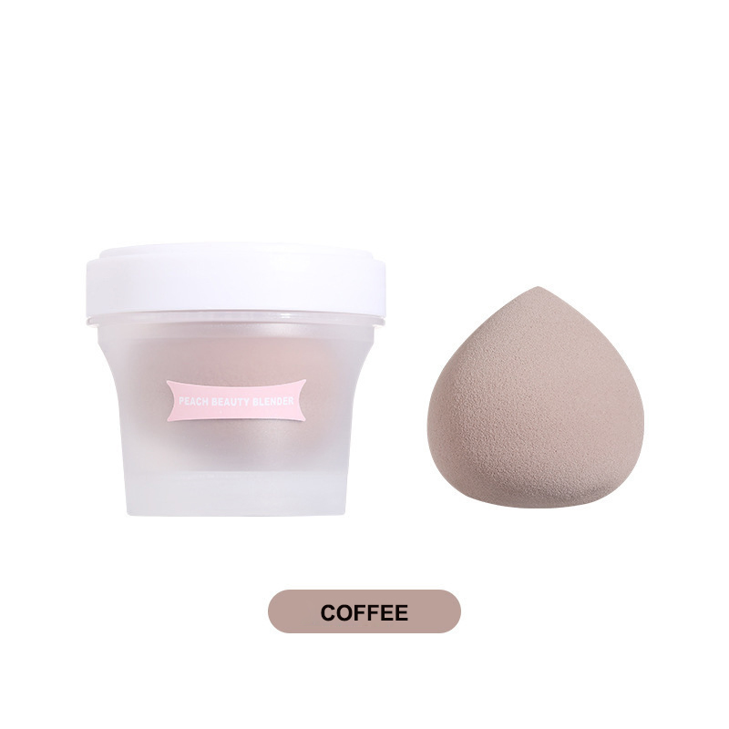 Super Soft Purple Marshmallow Sponge Private Label Latex Free Peach Marshmallow Makeup Sponge Coffee Cup