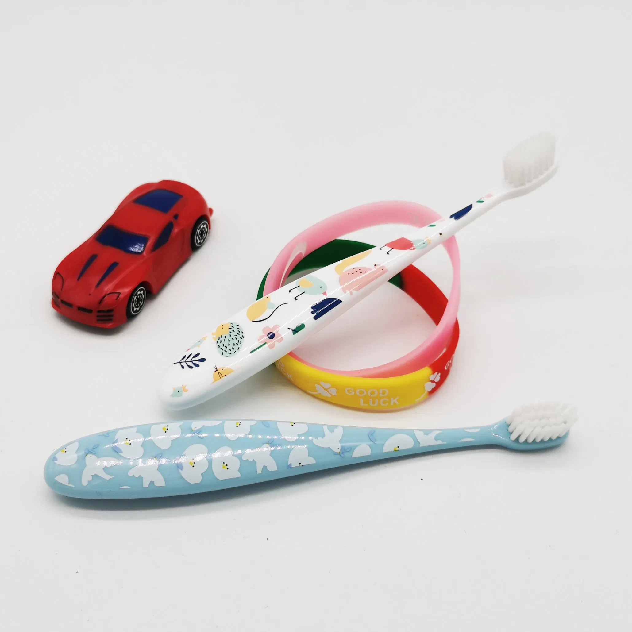 Customized Handle Pattern OEM Handle Pattern Design Slender Soft Bristles Kid Child Children Plastic Toothbrush