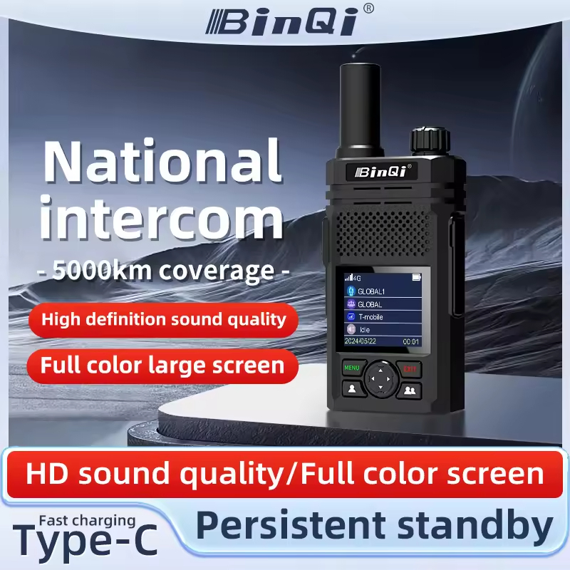 Портативная рация Binqi Bq-K36 Poc 4G LTE с дальностью 5000 км