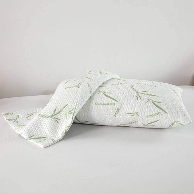 Soft Washable Breathable Bamboo Pillow Cover Silky Waterproof Pillowcase Pillow Protectors with Zipper