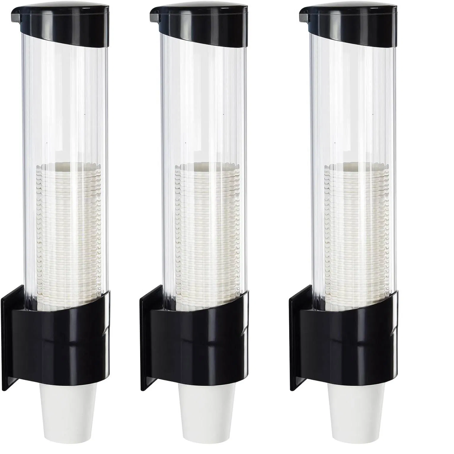 Disposable Paper Cups Dispenser Automatic Cup Storage Rack