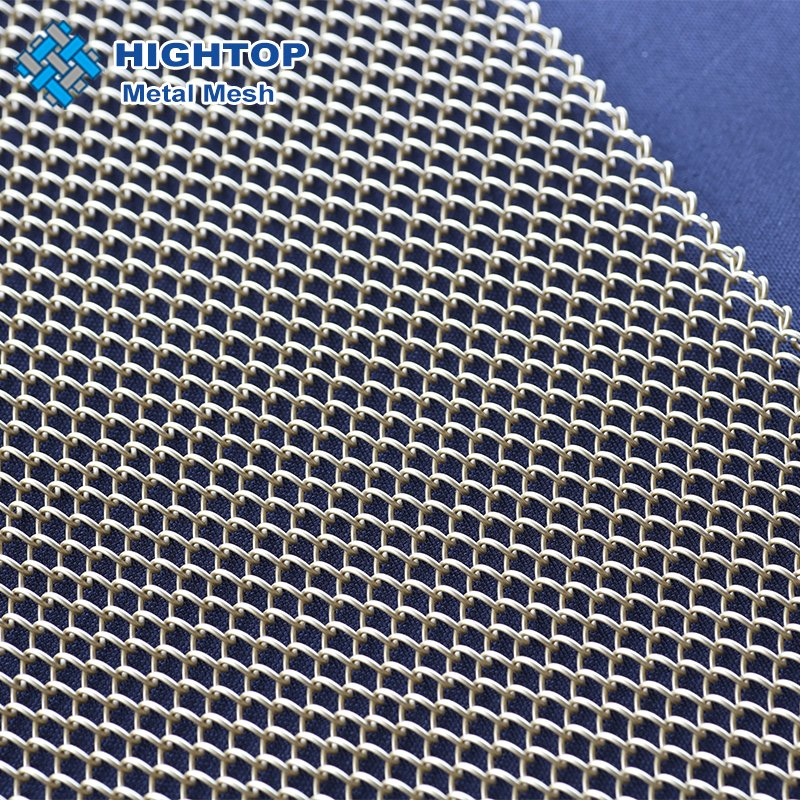 The Golden Metal Mesh Curtain for Outdoor Decoration Wire Mesh