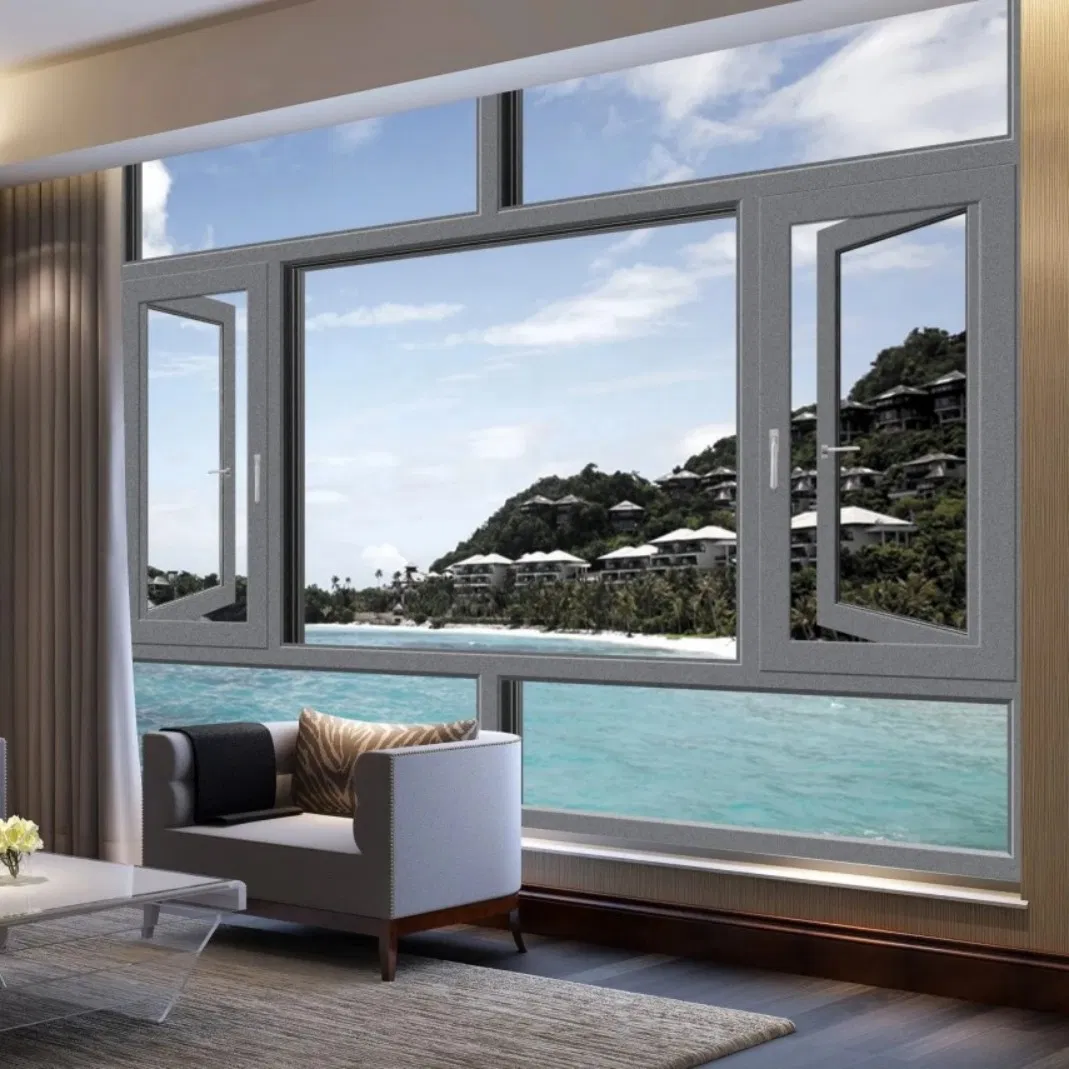 Energy-Efficient Casement Window with Single Double and Tempered Glass