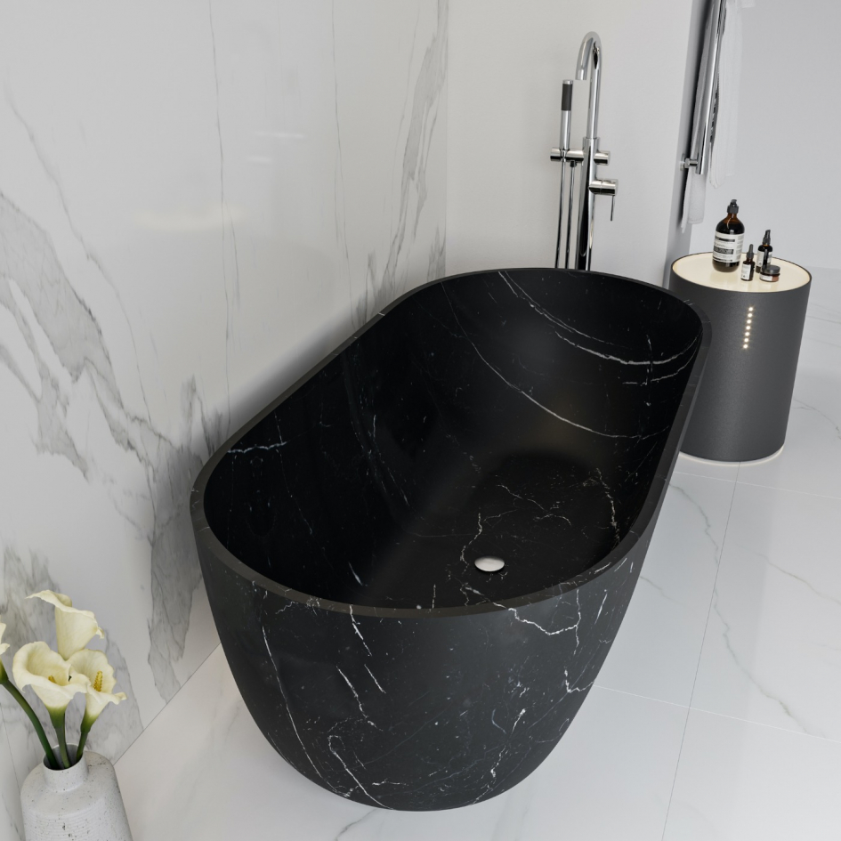 Bianco Carrara White/Marble/Granite Stone Sink Bathroom Corner Bathtub Soaking Bath/Tub
