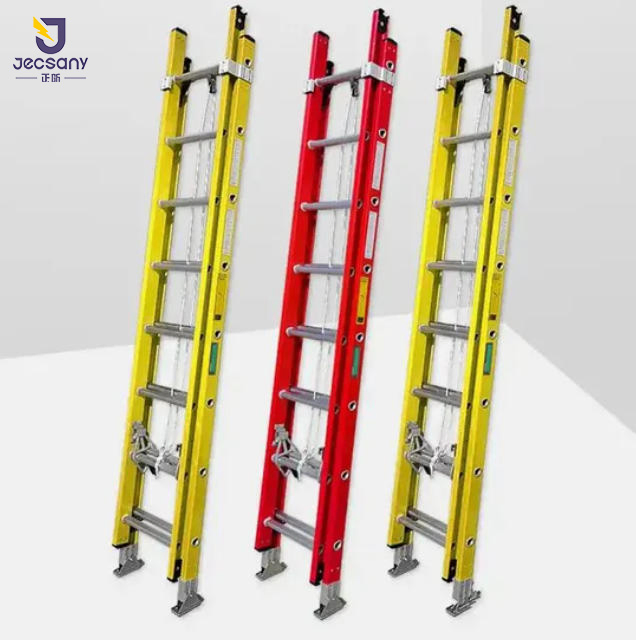 28 FT Electric Insulated Fiberglass Extension Telescopic Ladder