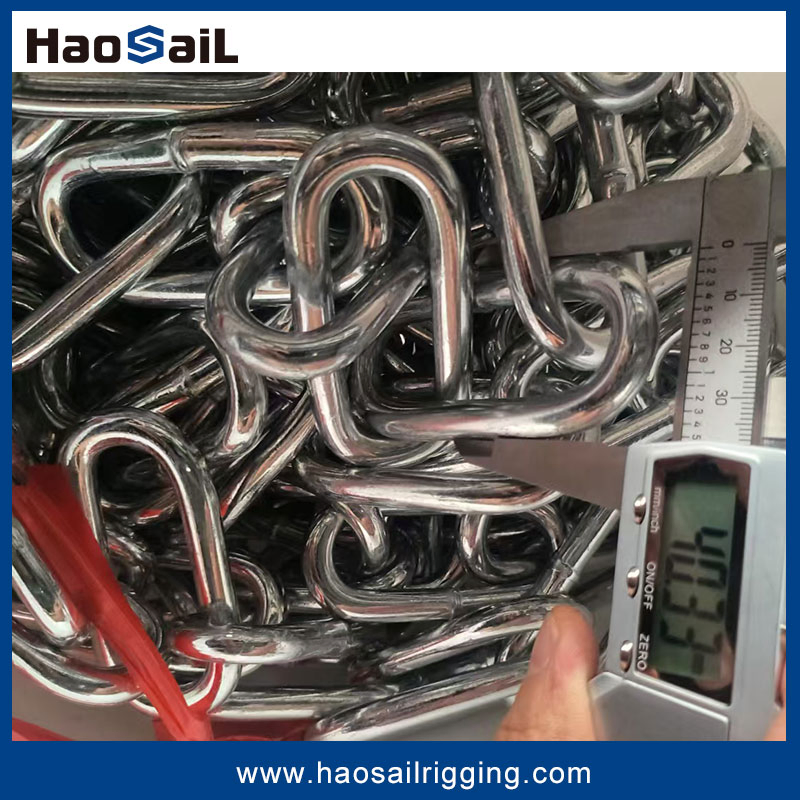 DIN5685 A/C Galvanized/ Zinc Plated Welded Link Chain