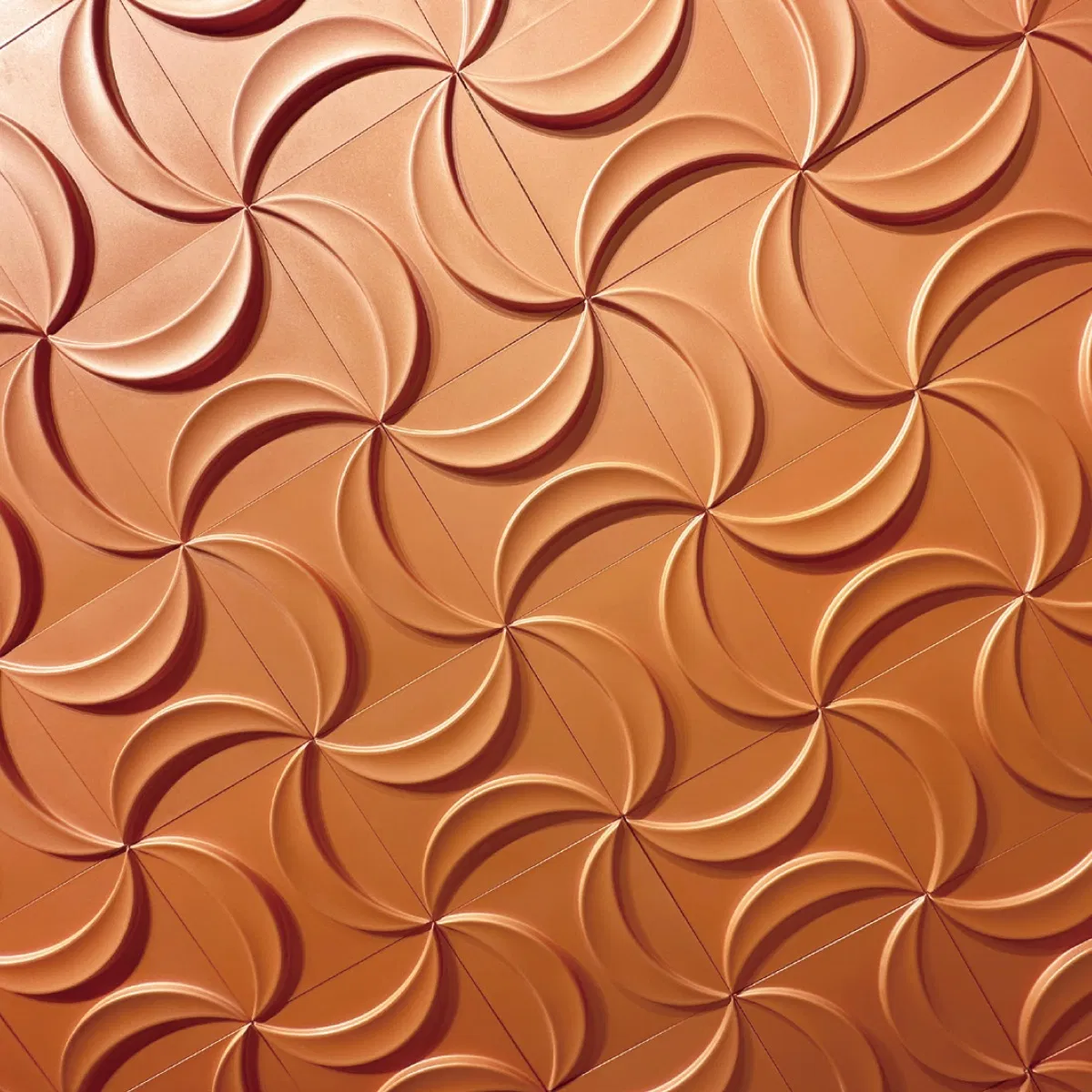 3D Design Wall Cladding Concrete Brick Tile for Shop Hotel Indoor Outdoor Easy Installation Eco-Friendly Halfmoon 105*180*28mm