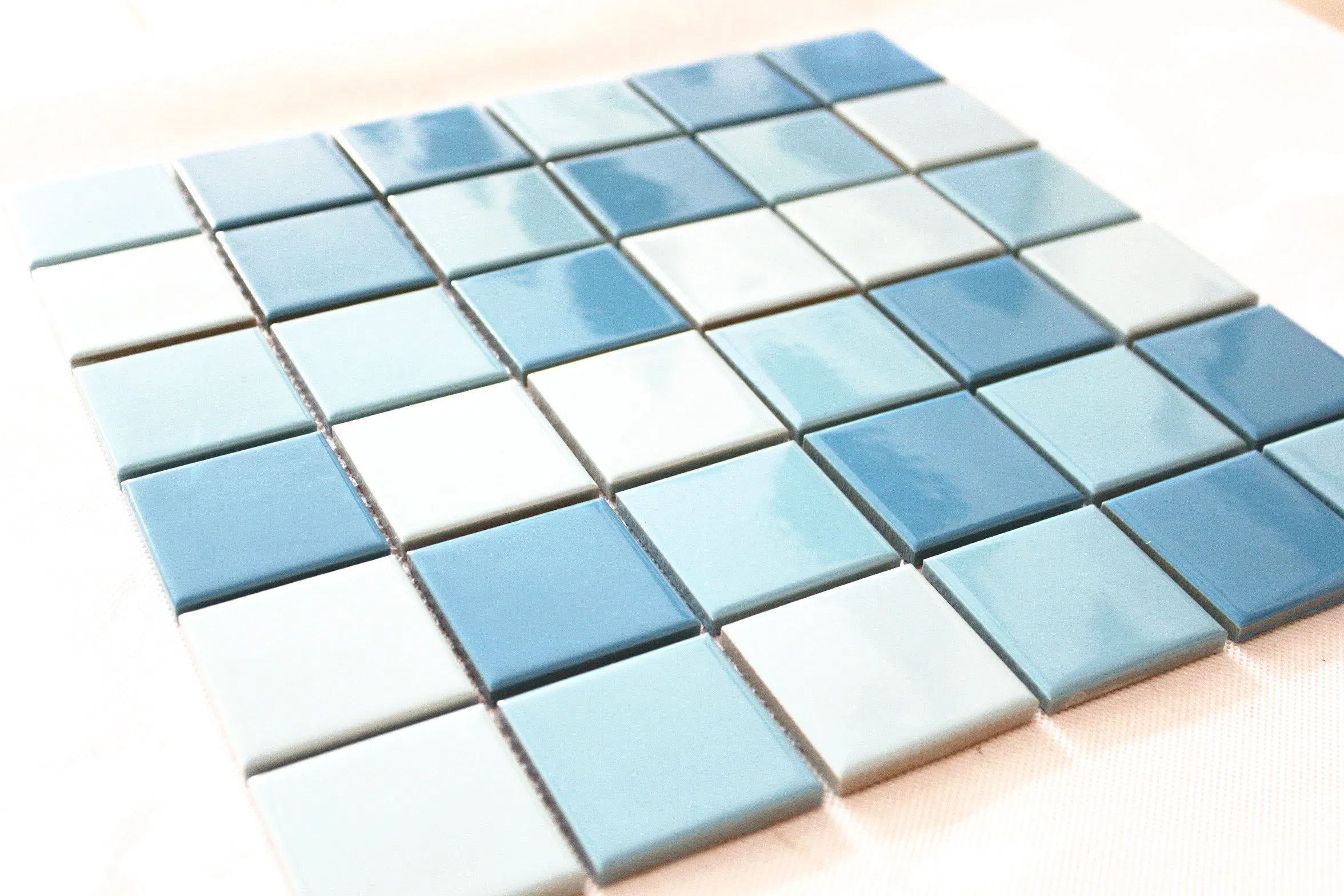 Blue Ceramic Mosaic Living Room Wall Tile Bathroom Balcony Floor Tile Toilet All-Ceramic Swimming Pool