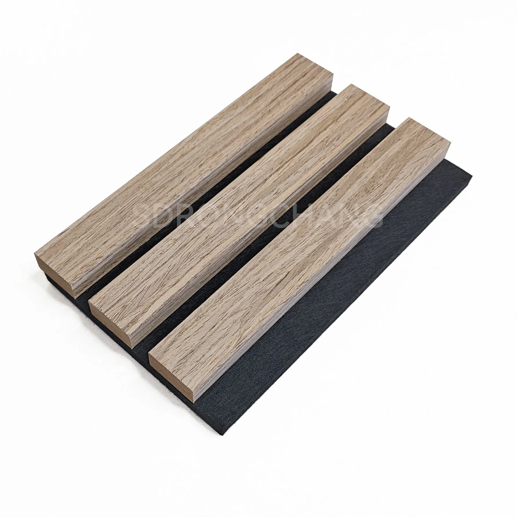 Ceiling Wall Panel True Wood Wrapped Sound Absorbing Waterproof 3D Wall Panel Acoustic Panel