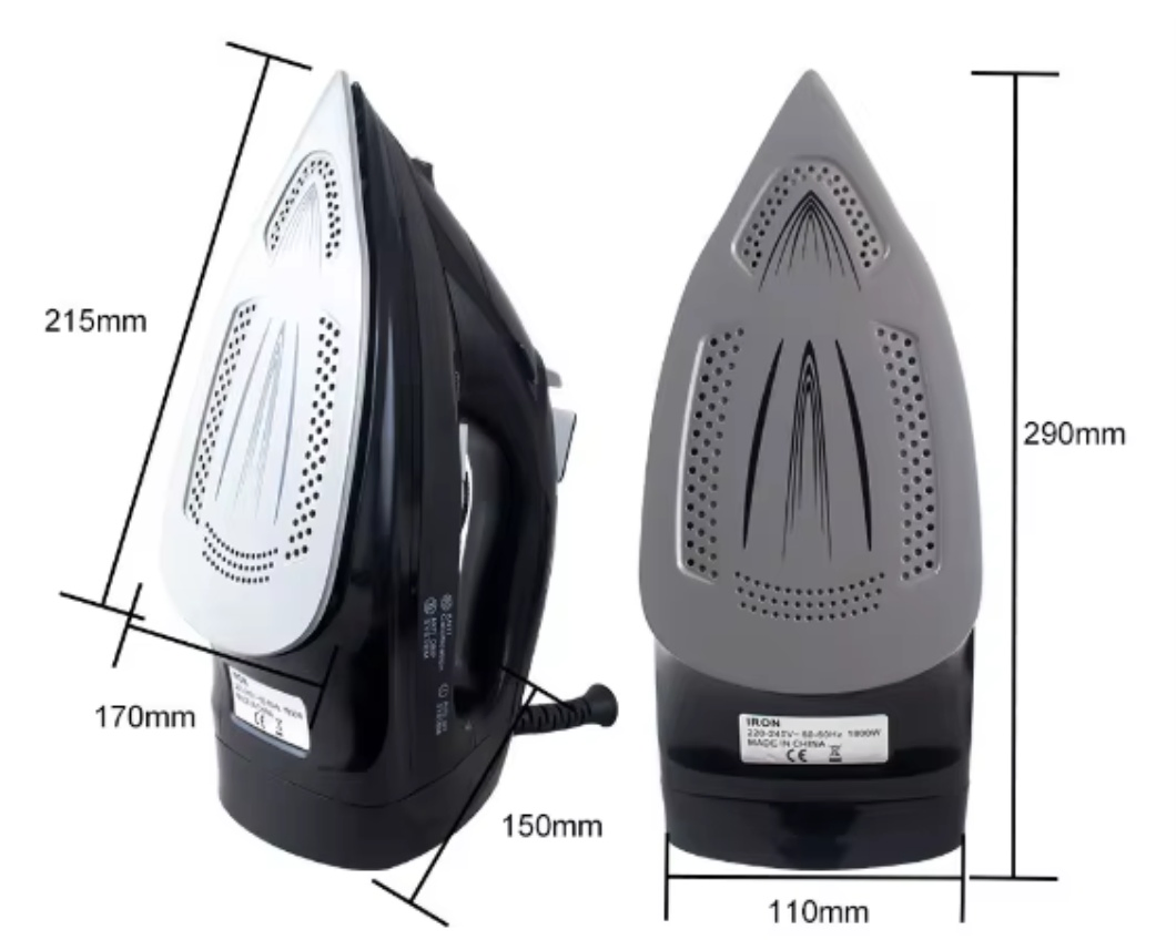Hotel Use Iron Set Ceramic Plate Steam Iron with Hanger and Ironing Board Iron Set