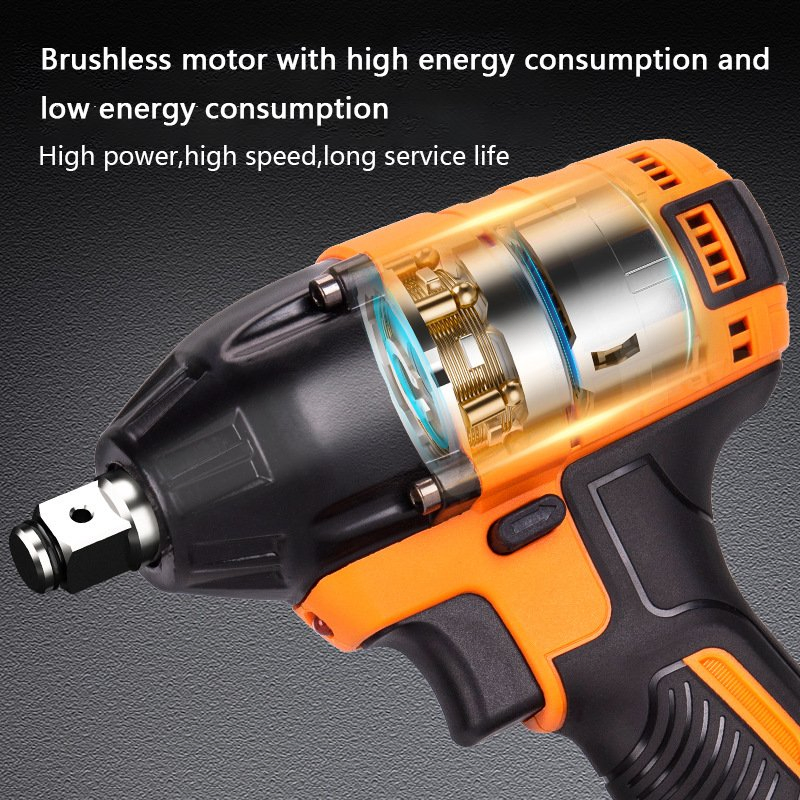 21V Brushless Lithium Battery Bare Metal Impact Wrench