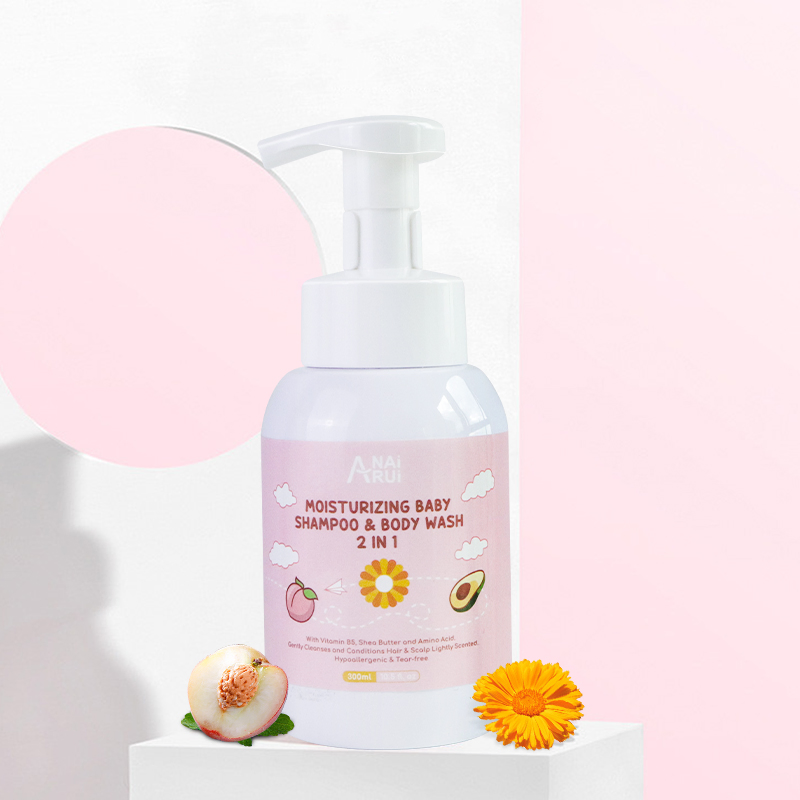 2 in 1 Body Wash Private Label Baby Shampoo and Shower Gel
