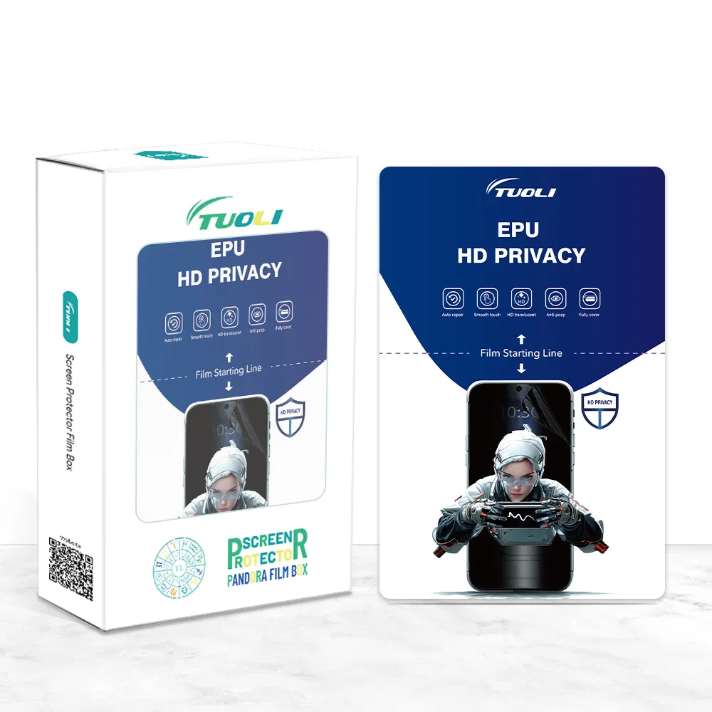 Заготовка гидрогелевой антишпионской плёнки Tuoli 120x180 мм