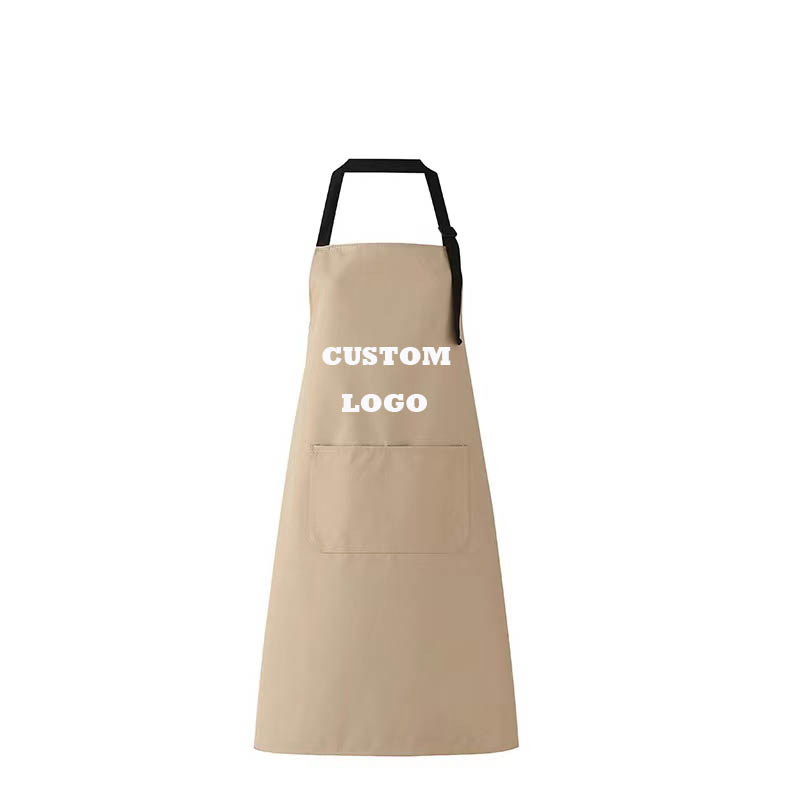 Wholesale Personized Kitchen Apron Logo Custom Designed Embroidered Apron Hairdresser/Camping Aprons