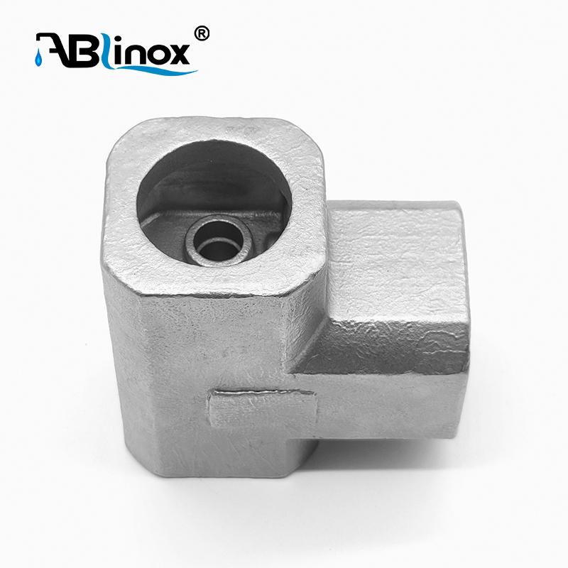 CNC Machine Part Casting 304 Stainless Steel Faucet Body Tee