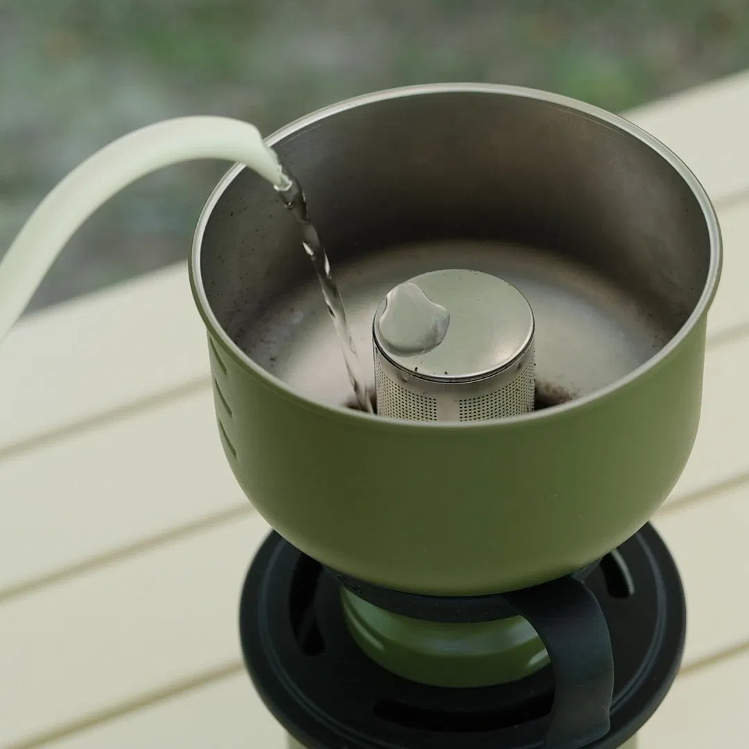 Travel-Friendly Stainless Steel Pour Over Coffee Brewing Kit Coffee Set