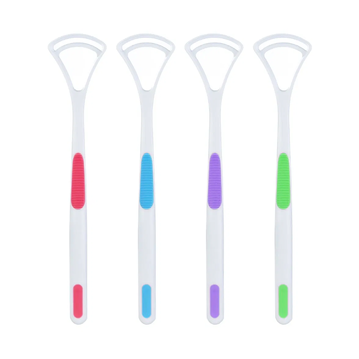 OEM Colorful Tongue Coating Cleaning Brush Plastic Tongue Cleaner Scraper
