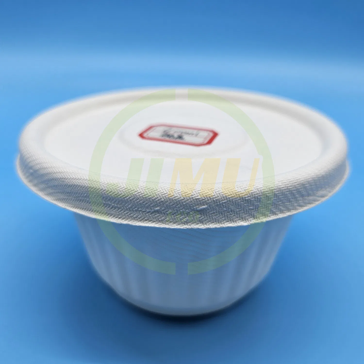 1000ml Bowl Lid B Type Lid Disposable Biodegradable Bagasse Tableware Food Delivery Bowl Lid