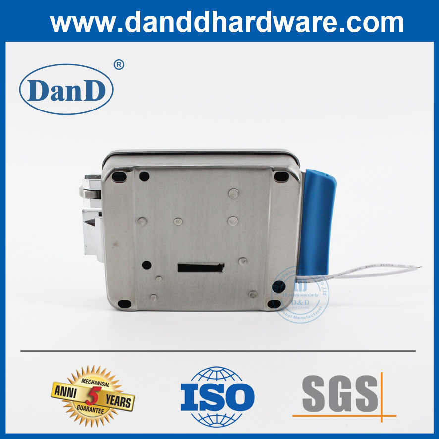 Surface Mounted Double Brass Cylinder Latch Rim Lock for Middle East Market