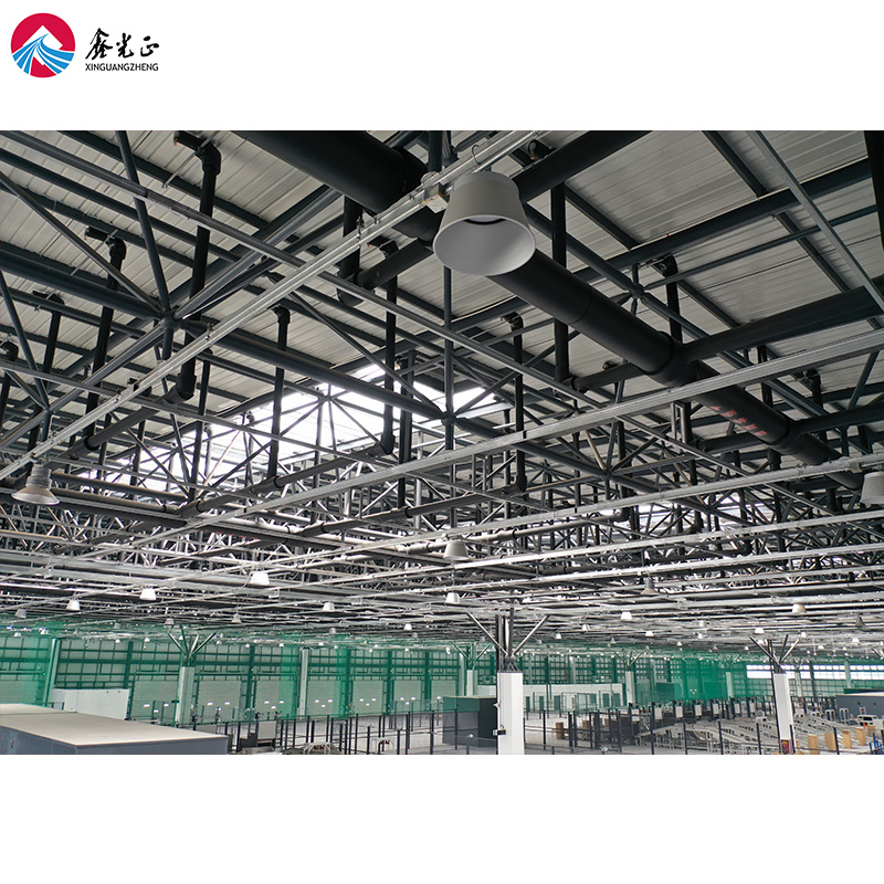Fast Construction Prefabricated Steel Structure Design Badminton