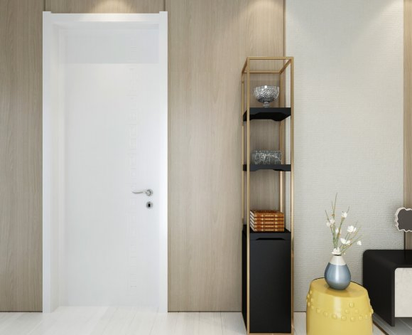 Luxury Water-Resistant WPC Interior Door with Premium Paint Finish
