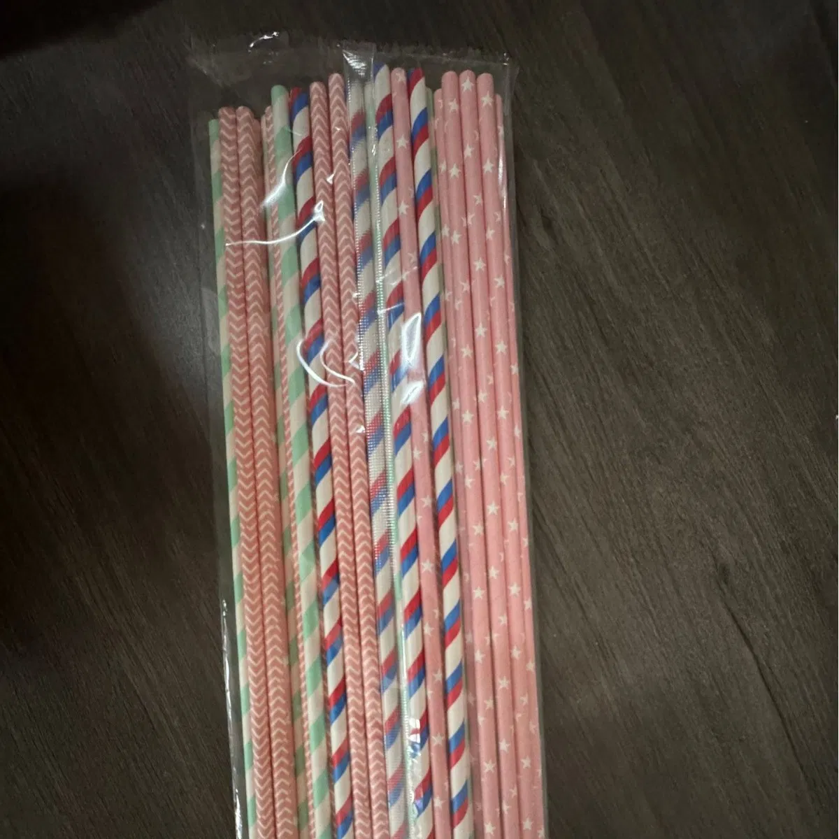 50-Piece Pack, 6*350mm, Mixed-Color Cotton Candy Paper Sticks, Educational Supplies for Kindergarten, Thickened, for Handicrafts and Craft Materials