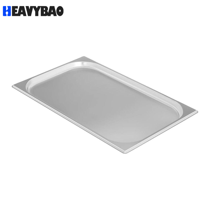 Heavybao Multi Height 2/4 Stainless Steel Gastronorm Gn Container Food Pan for Snack Fast Food