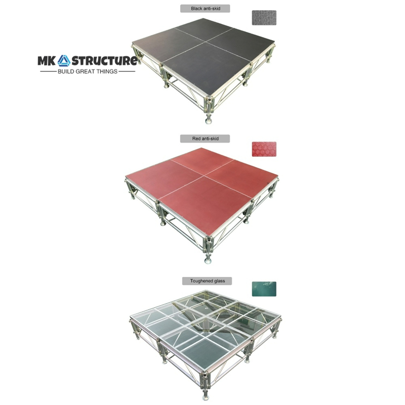 Easy Install Adjustable Stage 0 6-1 1m Height 750kg Load Capacity