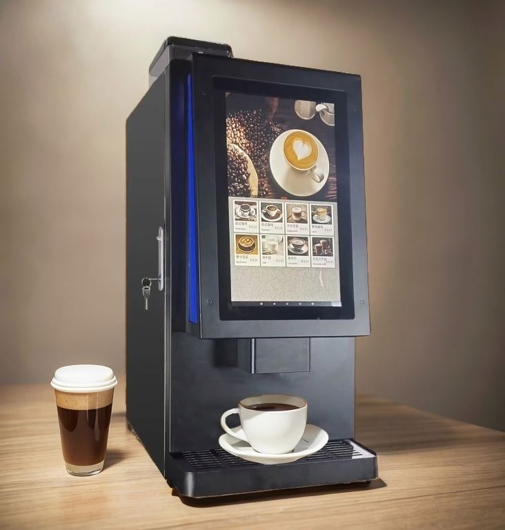 Home/Commercial Coffee Machine Fully-Automatic Freshly Ground Coffee Machine with Touch Screen