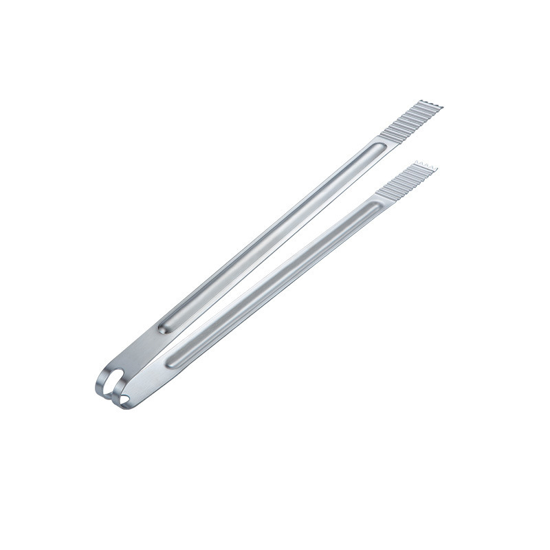 Stainless Grill and Food Clip Clippers Tongs BBQ Kitchen Cooking Utensil Bl15855