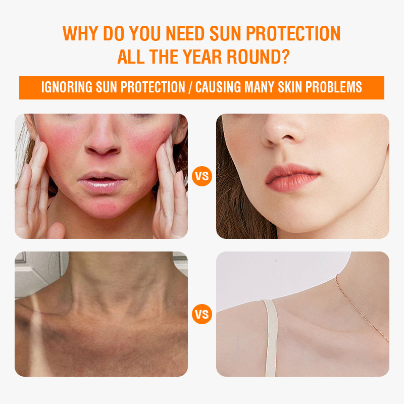 Private Label Sunscreen SPF 50+ Ultraviolet-Proof Waterproof Moisturizing Nature
