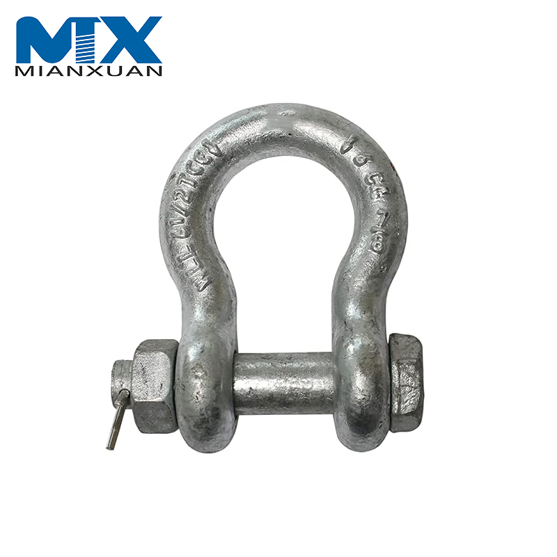 Lifting Hardware Bolt Type Dee Shackle Hardware