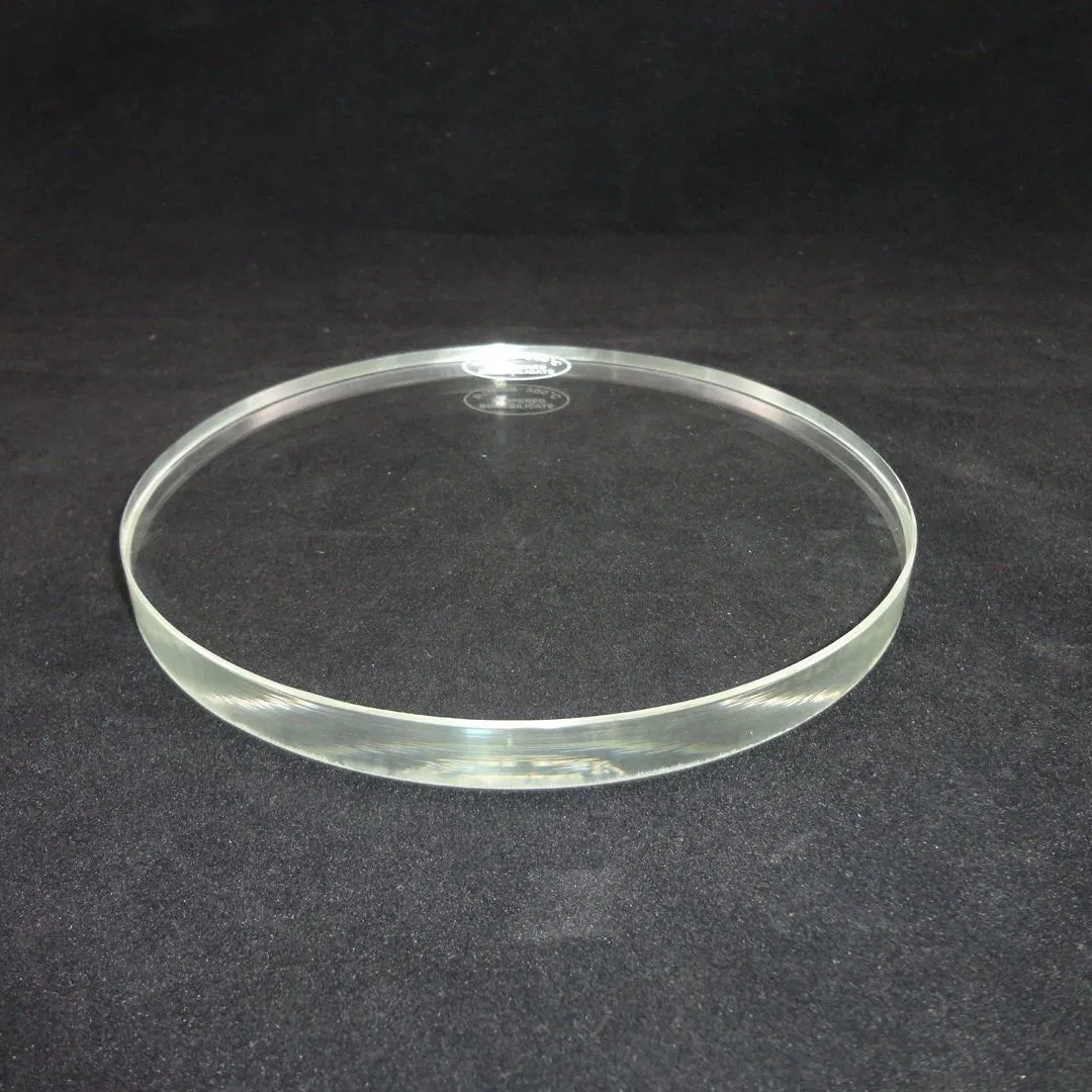 Benched Borosilicate Glass Plate/DIN7081 Level Sight Glass Lens