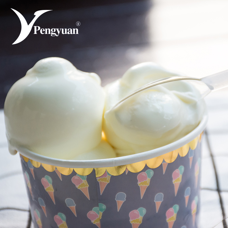 Biodegradable Ice Cream Cup Printed Disposable Paper Cup