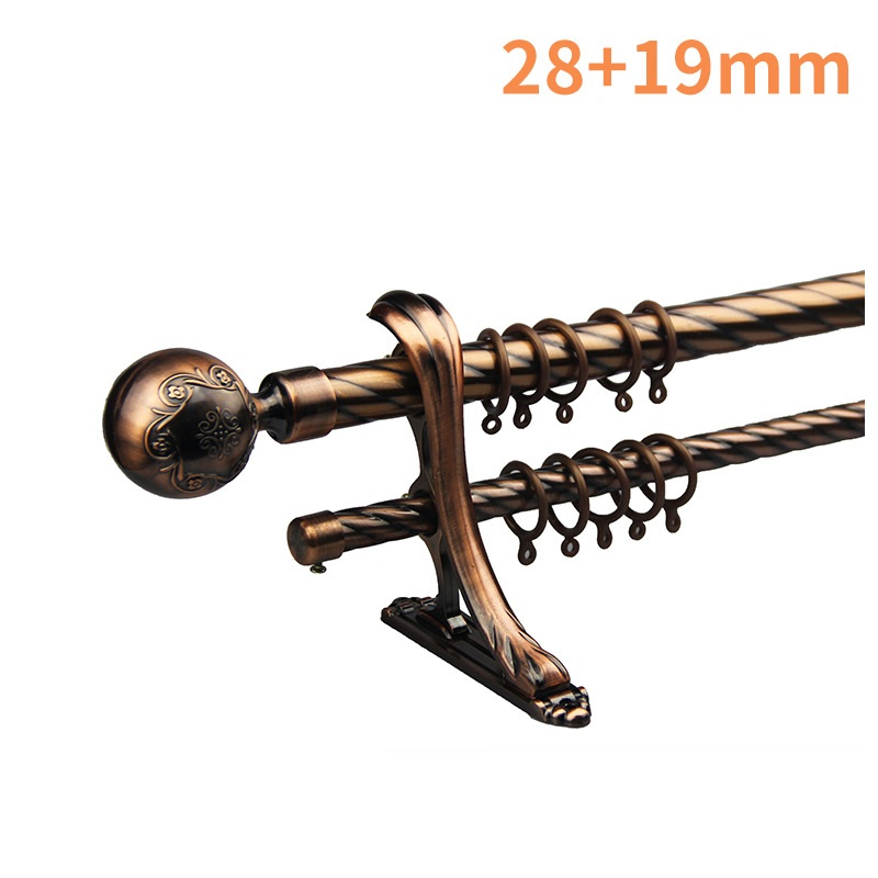 Ceiling Mount Brackets Picture Curtain Rods Foshang Cheap Draperi Decor Burnish Double Curtain Rods