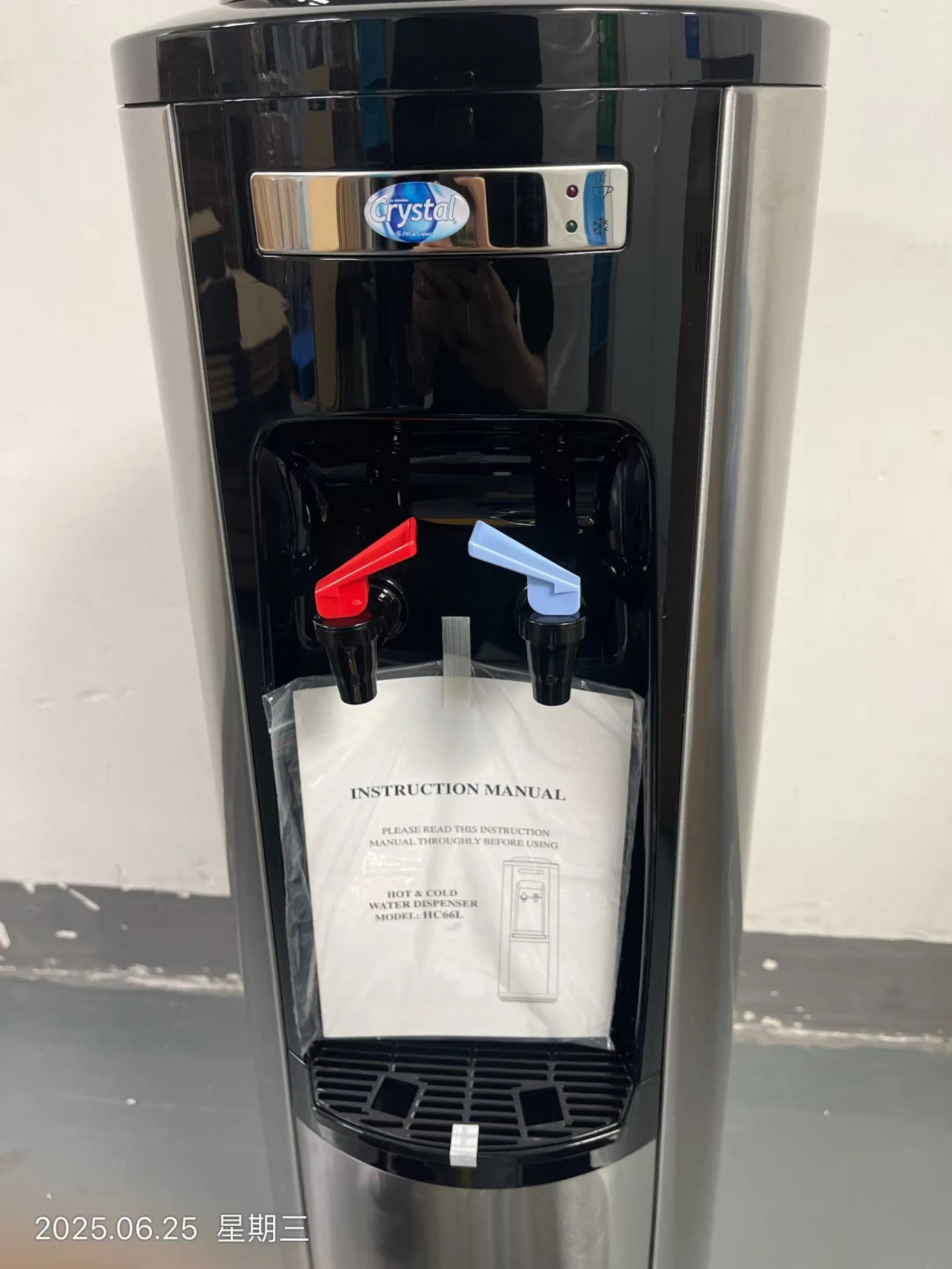 Stainless Steel Floor Standing Band Heating Compressor Cooler Dispenser