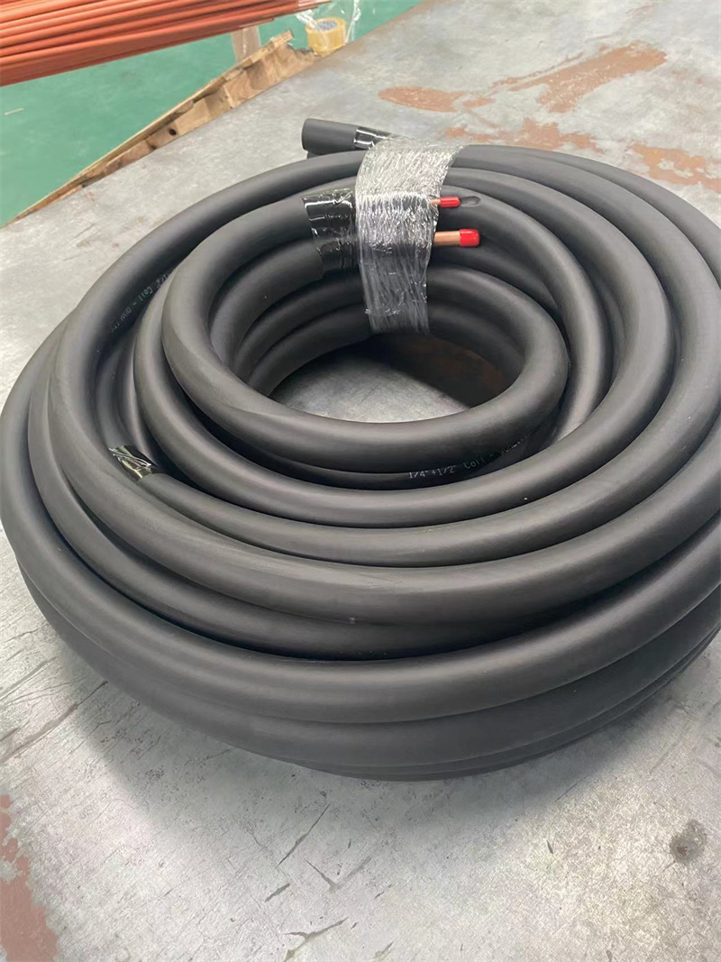 USA Rubber Split Copper Line Set 1/4" Liquid Line Set 3/8" 50FT