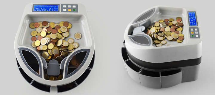 Automatic Digital Electronic Bank Coin Counting Sorter Model: 30 Machine Commercial Euro Electric Change Sorting Coin Counter Machine