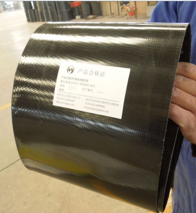 PE Wrapping Heat Shrink Sleeves for Corrugated Sewage Pipe Connector