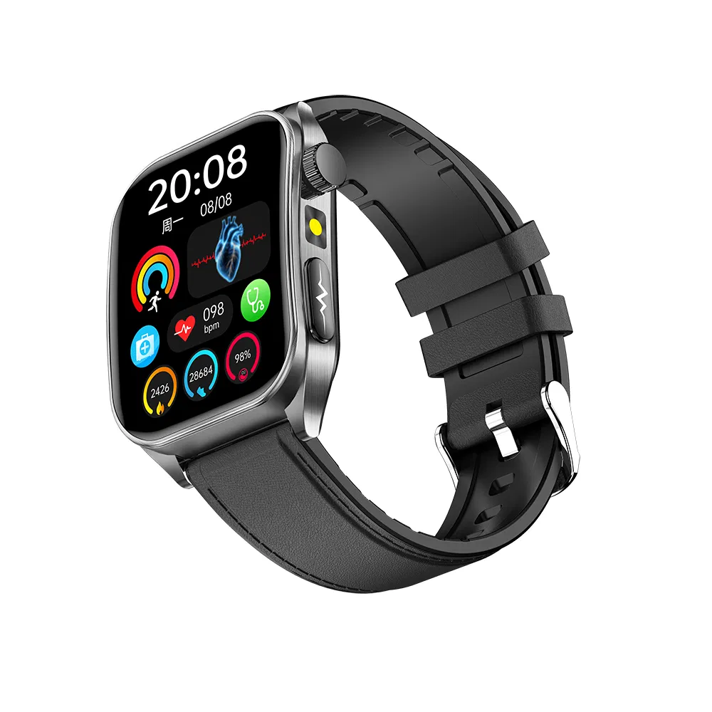 Умные часы T810 с измерением давления, ЭКГ и лазерной терапией