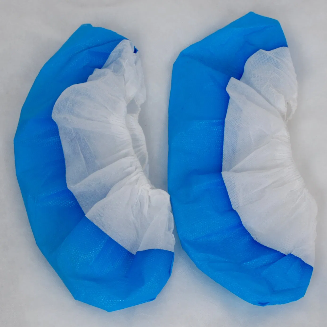 CE/ISO13485 Non Woven and Plastic Disposable Waterproof Shoe Cover PP+CPE Overshoe